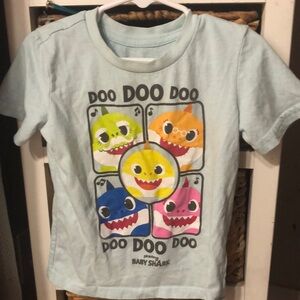 Blue Short Sleeve Tee with Vibrant Graphic